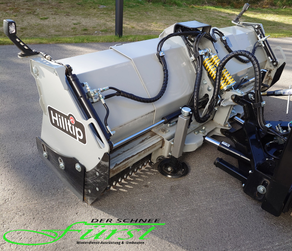 HILLTIP SFT Flex SnowStriker Teleskop-Schneeschild für Radlader und Traktoren - Rückansicht